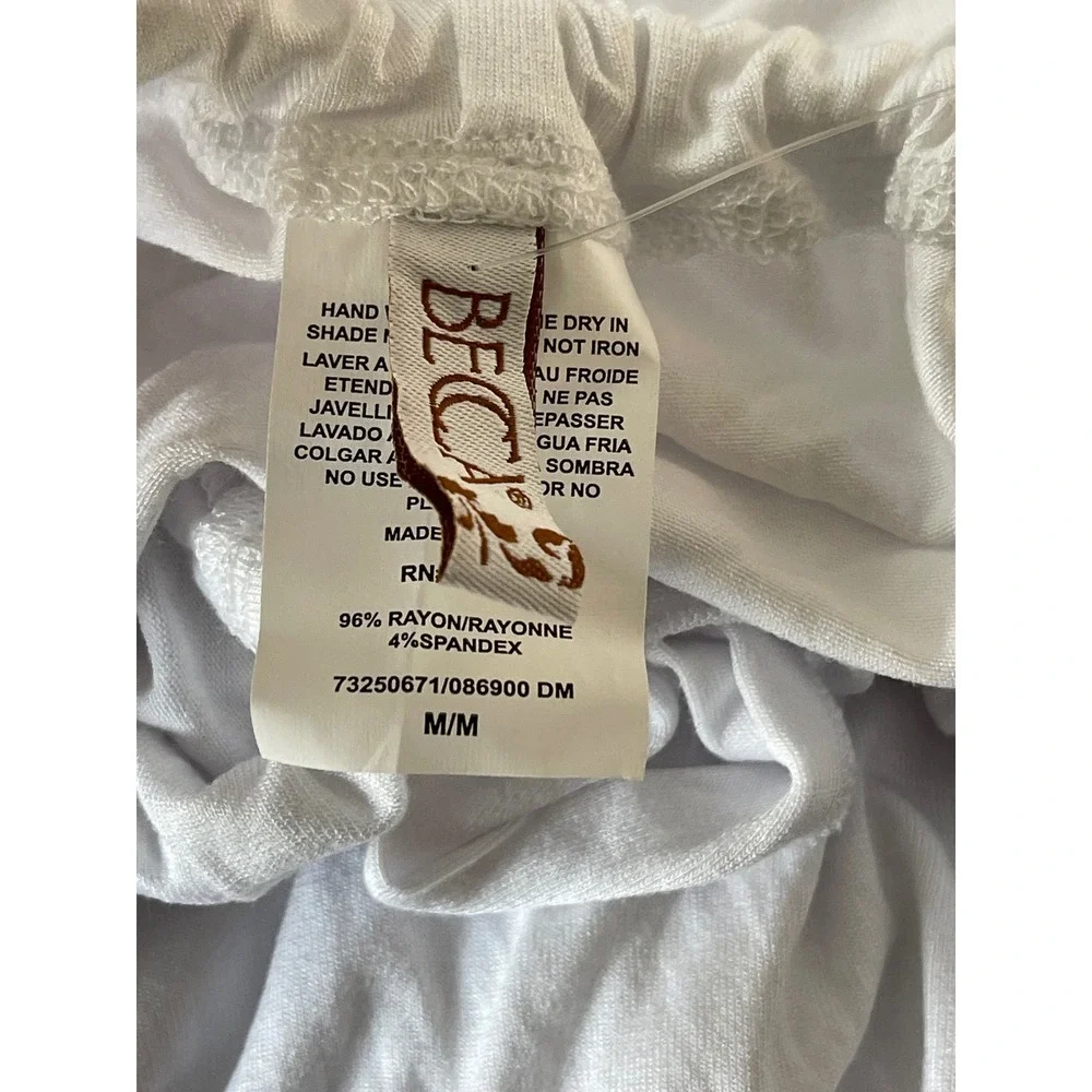 BECCA BEACH TO BBQ SWIM COVER UP PANT WOMEN'S SIZE MEDIUM